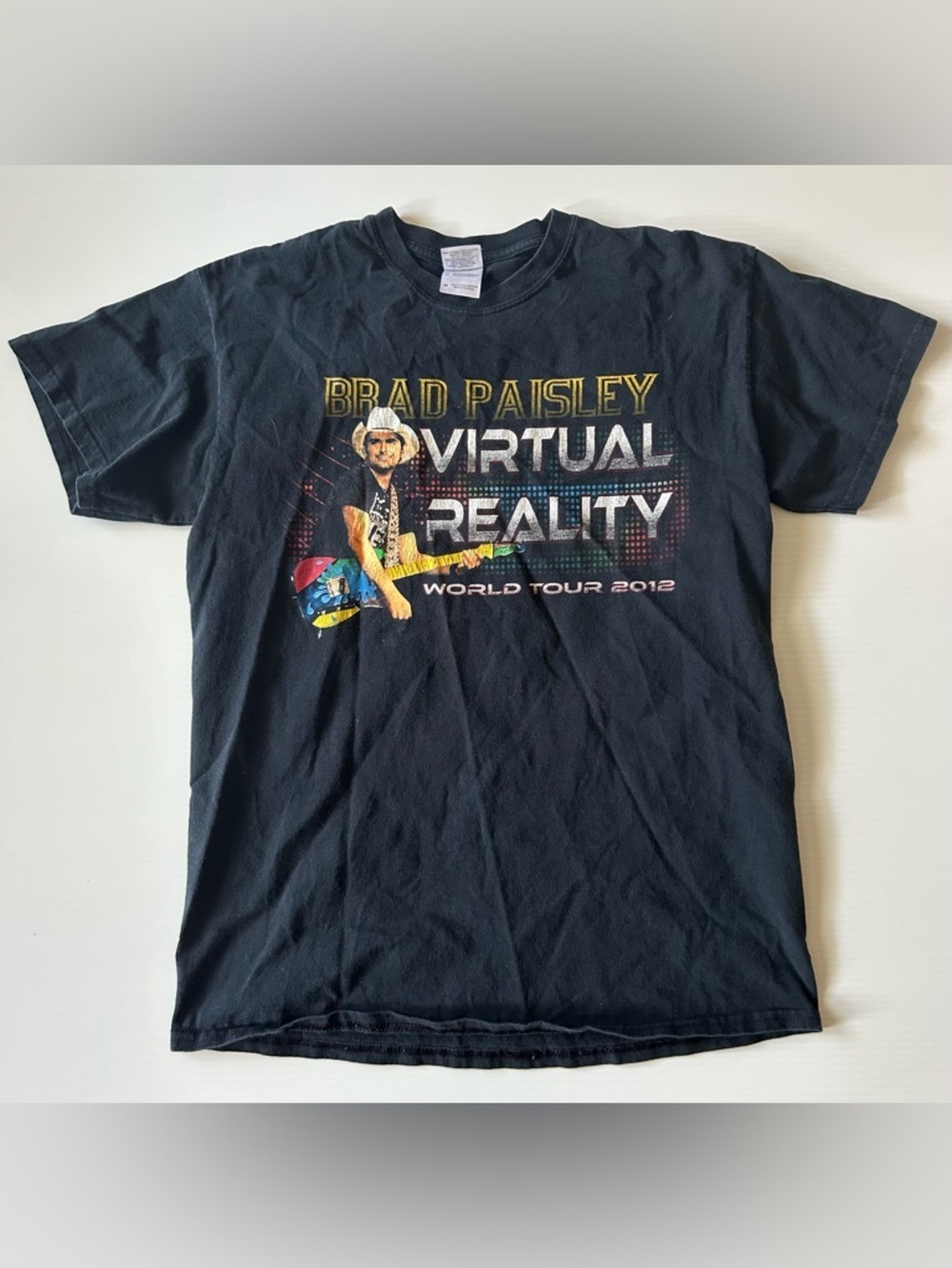 Brad Paisley Black Crewneck Band Tee